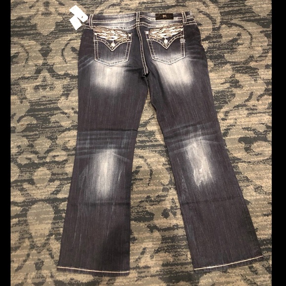 ‼️SOLD‼️ NWT Womens Miss Me Mid-Rise Easy Boot Jeans - Picture 6 of 14